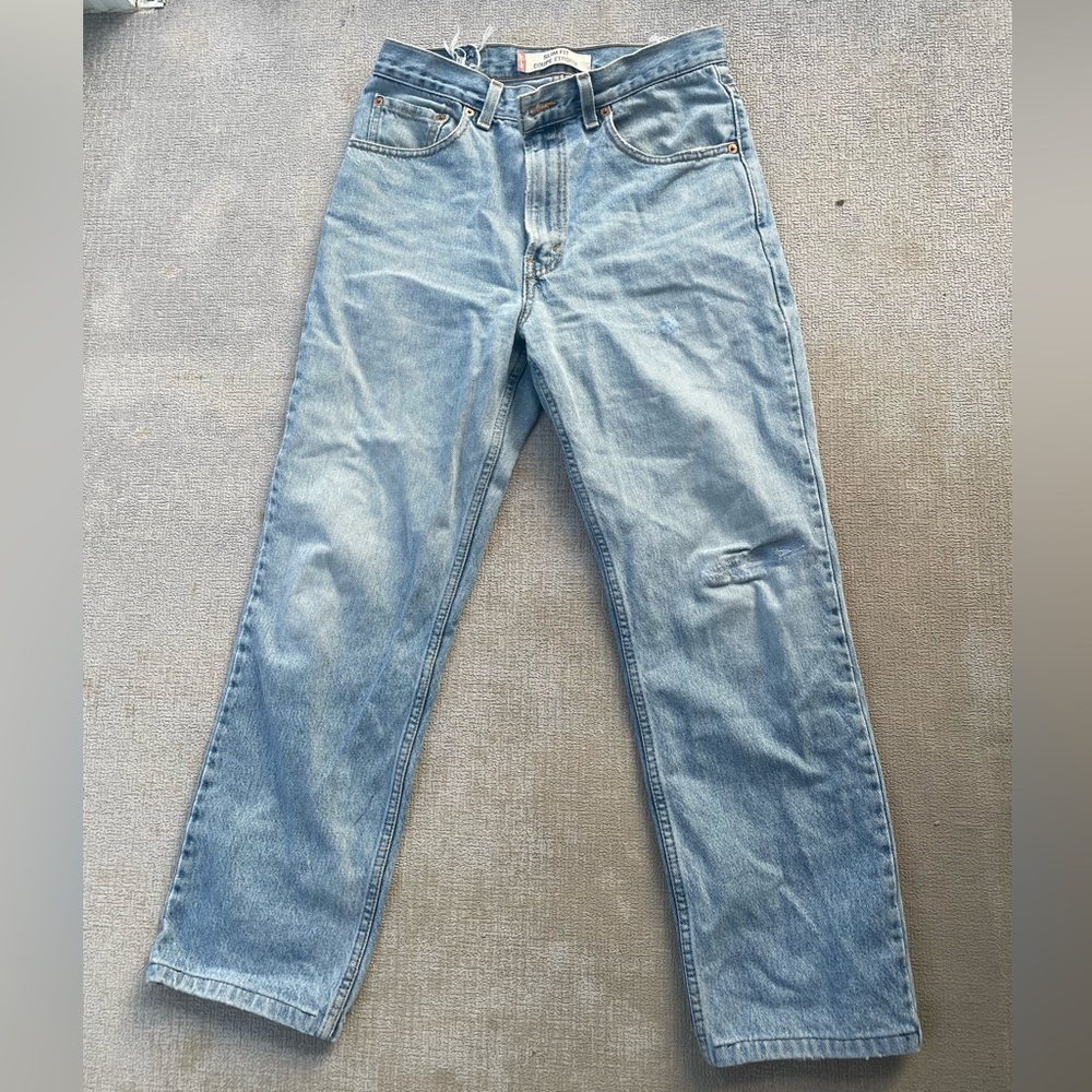Vintage Levi 516 Slim Fit Straight Leg Jeans - Reworked